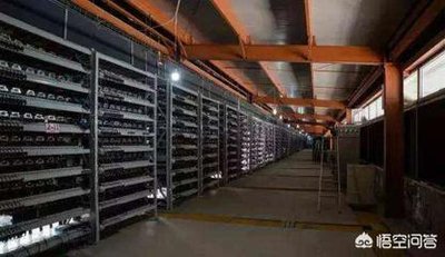 A modern cryptocurrency mining farm